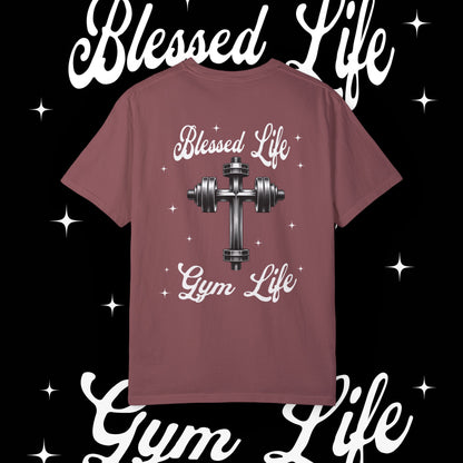 Blessed Life Gym Life Graphic Brick T-Shirt