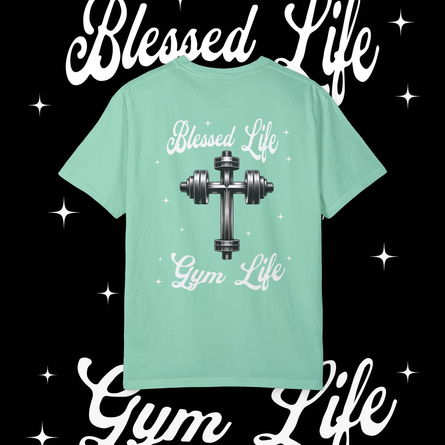 Blessed Life Gym Life Graphic Island Reef T-Shirt