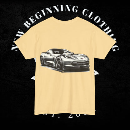 C6 Corvette Graphic Yellow Haze T-Shirt