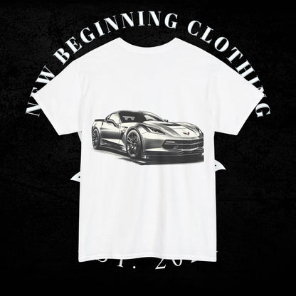 C6 Corvette Graphic White T-Shirt