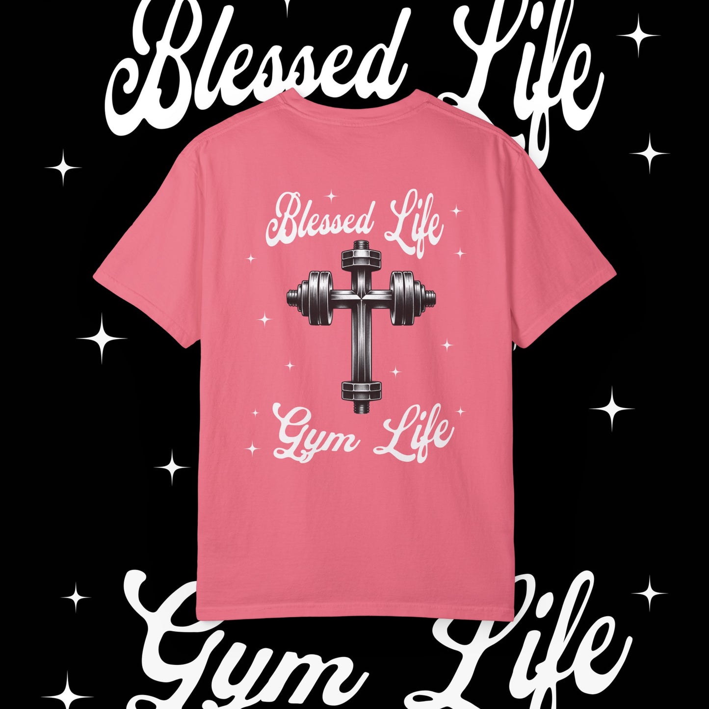 Blessed Life Gym Life Graphic Peony T-Shirt